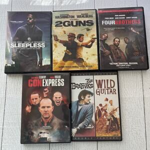 Drama Thriller DVD Lot 5 Movies 2 Guns Four Brothers